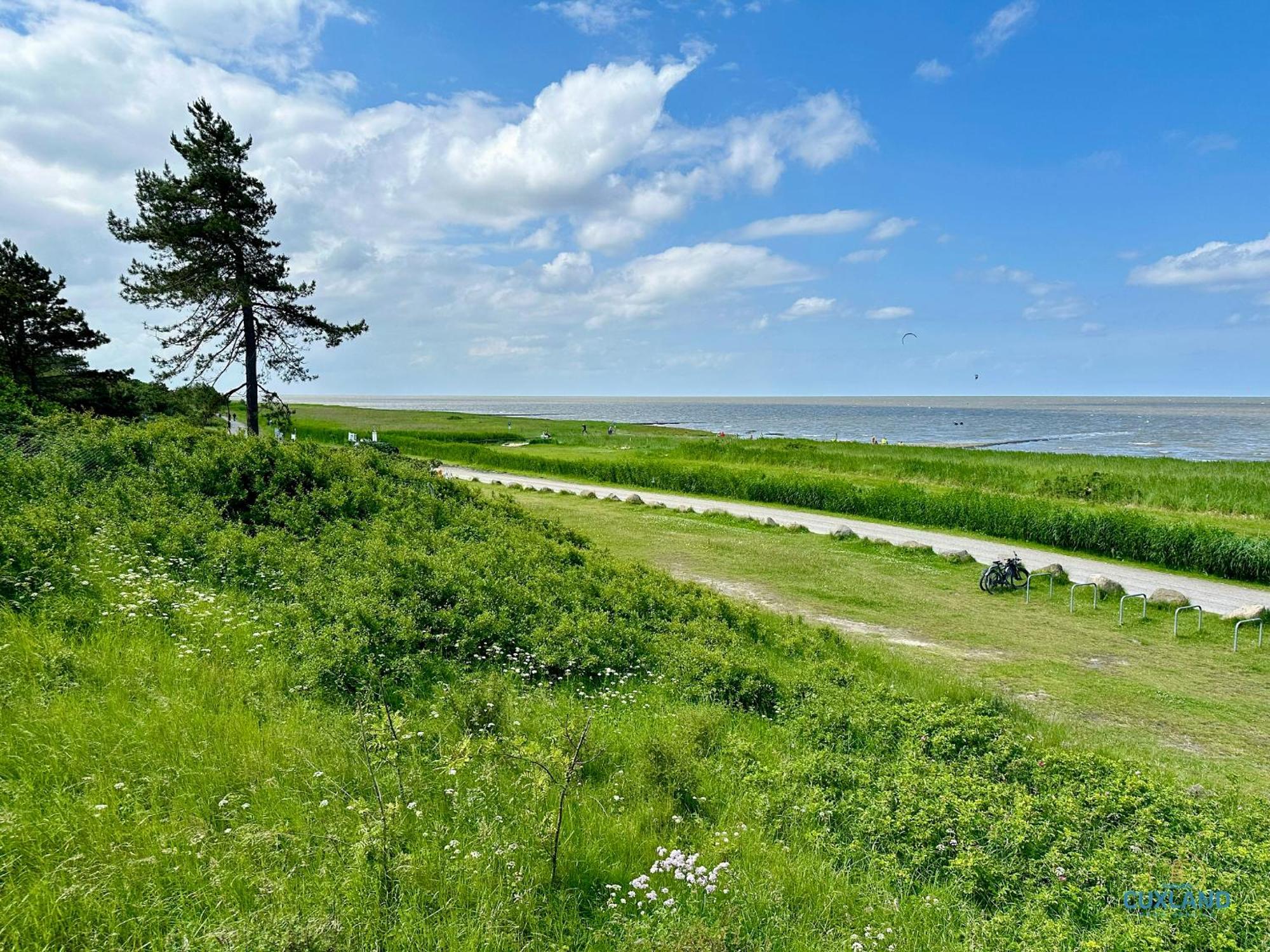 Urlaub Mit Spektakulaerer Aussicht Auf Das Wattenmeer Apartment Cuxhaven Luaran gambar